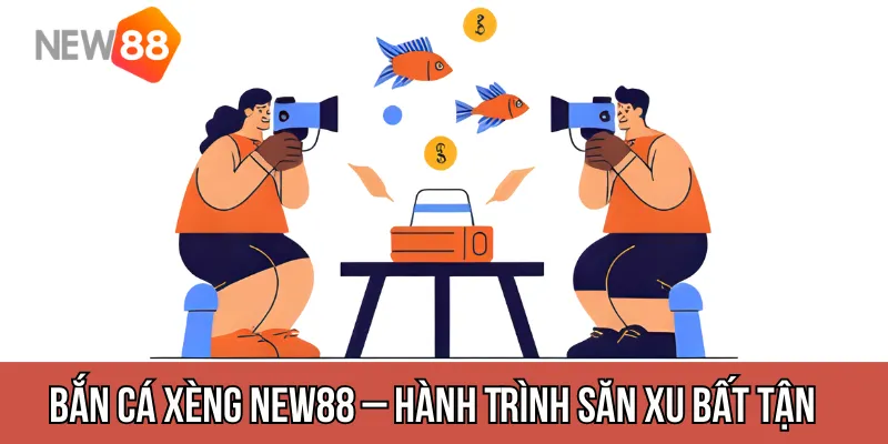 Bắn Cá Xèng New88 – Hành Trình Săn Xu Bất Tận Giữa Đại Dương Rực Lửa