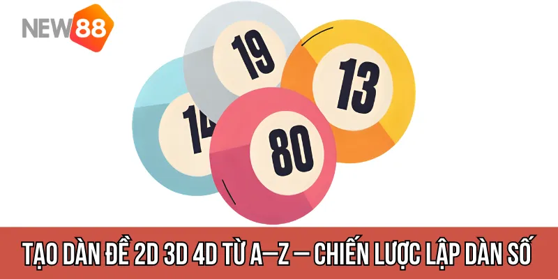 Tạo Dàn Đề 2d 3d 4d Từ A–z – Chiến Lược Lập Dàn Số Thông Minh